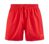 bruno banani - Wave Line 2.0 - Badeshorts (L Rot)