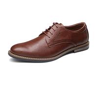 Bruno Marc Herren Anzugschuhe Klassischer Business Schnürhalbschuhe Derby Oxfords Hochzeit Schuhe,Size 45,Braun,SBOX2215M-E