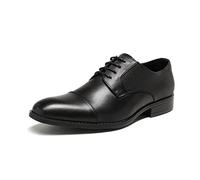 Bruno Marc Herren Anzugschuhe Schnürhalbschuhe Business schnürhalbschuhe büro Herren elegant,Size 49.5,Schwarz,SBOX222M