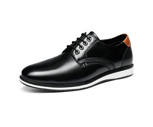 Bruno Marc Herren Anzugschuhe Schnürhalbschuhe Klassischer Business Derby Oxford Hochzeit Schuhe Schnürschuh Lederschuhe SCHWARZ SBOX2225M-E Größe 47 (EUR)