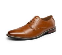 Bruno Marc Herren Derby Anzugschuhe Klassischer Business Schnürhalbschuhe,Size 49.5,Braun,BMUMOX2528