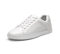 Bruno Marc Herren Schnürhalbschuhe Schuhe Turnschuhe Walkingschuhe Mode Lace-up,Size 44.5,Weiss,SBFS211M