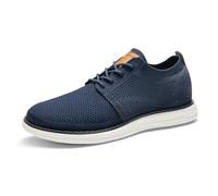 Bruno Marc Herren Sneaker Mesh Sneakers Oxfords Leichte Schuhe Atmungsaktives Obermaterial Memory Foam Insole Leichte Außensohle,Size 42,Dunkel/Blau,GRAND-01