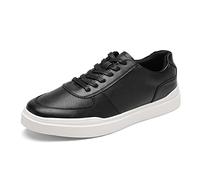 Bruno Marc Herren Sneaker Schnürhalbschuhe Elegante Turnschuhe Walkingschuhe Mode Schuhe,Size 46,Schwarz,SBFS223M