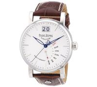 Bruno Söhnle 17-13073-241 Pesaro I Herren-Armbanduhr, Quarz, Edelstahlgehäuse, Saphirglas, Lederarmband, mit Faltschließe, 10 bar