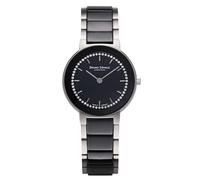 Bruno Söhnle -Algebra Damenuhr Schwarz Saphirglas Quarz 30mm- 17-73102-750