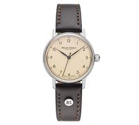 Bruno Söhnle -Bergamo Damenuhr Dunkelbraun Creme Saphirglas Quarz 32mm- 17-13235-131
