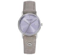 Bruno Söhnle -Rondo Damenuhr Silber Hellblau Quarz Saphirglas 30mm- 17-13106-344