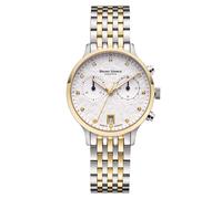 Bruno Söhnle -Bruno Söhnle Bologna Chronograph Damenuhr Bicolor Quarz 35mm- 17-23238-250