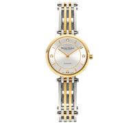 BRUNO SÖHNLE UHRENATELIER GLASHÜTTE/SA Damen Analog Quarz Uhr mit Edelstahl beschichtet Armband 17-23103-242