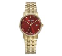 Bruno Söhnle -Rondo Damenuhr Gold Rot Quarz Saphirglas 30mm- 17-33106-542