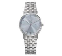 Bruno Söhnle -Rondo Damenuhr Silber Hellblau Quarz Saphirglas 30mm- 17-13106-344