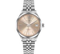 Bruno Soehnle Damenuhr Original NEU Turin II Small Damenuhr Silber Rosé Glasboden 34mm- 17-13226-542