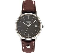 Bruno Söhnle Herren Analog Quarz Uhr mit Echtes Leder Armband 17-13176-841
