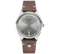 Bruno Söhnle Herren Armbanduhr Merano 17-13232-241 Lederband mokkabraun