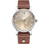 Bruno Söhnle Herren Armbanduhr Pesaro I 17-13073-841 mit Lederband mahagonibraun