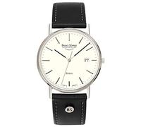 Bruno Söhnle Herren Uhr 'Rondo' schwarz / silber / perlweiß, Größe One Size, 4246595 Schwarz / Silber / Perlweiß One Size