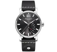 Bruno Söhnle -Pesaro I Herrenuhr Schwarz Silber Quarz Saphirglas 43mm- 17-13073-743