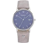 Bruno Söhnle -Rondo Herrenuhr Grau Violett Quarz Saphirglas 38mm- 17-13105-321