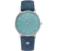 Bruno Söhnle -Rondo Herrenuhr Petrol Quarz Saphirglas 38mm- 17-13105-421