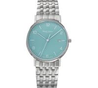 Bruno Söhnle Herrenuhr Rondo 17-13105-422 Silber Petrol Quarz Saphirglas 38 mm