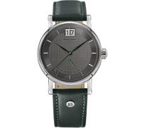Bruno Söhnle Herren Armbanduhr 17-13163-841 Pesaro IV Lederband grün