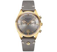 Bruno Söhnle -Merano Herrenuhr Grau Gold Chronograph Quarz Saphirglas 40mm- 17-33233-241