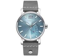 Bruno Söhnle -Pesaro I Herrenuhr Steingrau Blau Quarz Saphirglas 43mm- 17-13073-343