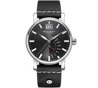 Bruno Söhnle -Pesaro I Herrenuhr Schwarz Silber Quarz Saphirglas 43mm- 17-13073-743