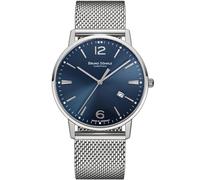 Bruno Söhnle -Stuttgart III Big Herrenuhr Silber Blau Quarz Saphirglas 42mm- 17-13175-342