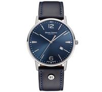 Bruno Söhnle -Stuttgart III Big Herrenuhr Blau Silber Quarz Saphirglas 42mm- 17-13175-343