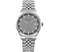 Bruno Söhnle -Turin Automatik Herrenuhr Silber Dunkelgrau Datum Saphirglas 40mm- 17-12230-840