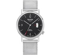Bruno Söhnle -Rondo Automatik Herrenuhr Silber Schwarz 41mm- 17-12098-760