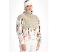 Brunotti Chondra-Print Fleece Damen Pullover - (Größe: XL/42, Weiß,beige,mehrfarbig)