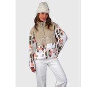 Brunotti Fleecepullover "Chondra-Print" in Beige - Größe XL | Damenpullover