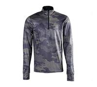 Brunotti Herren Fleecepullover Pulli Avocet-Camo Mens Fleece grau Camouflage Größe L