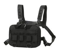 Brust -Rig -Pack - atmungsaktive Weste Rucksack | 20L Leichtes Sportkastentasche Anti-Diebstahl Travel Chestt Rig Taktische Vorderpackung zum Wandern, Radfahren, Camping und Abenteuerausrüstung im