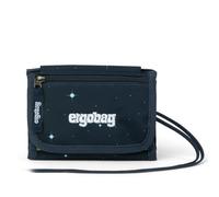ergobag Brustbeutel Geldbeutel, Mini Portemonnaie mit Kleingeldfach, Sichtfenster für Mädchen und Jungen KoBärnikus - Dunkelblau