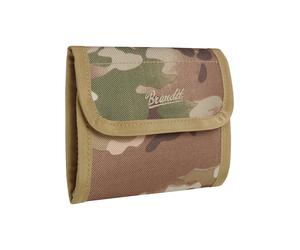 Brustbeutel BRANDIT "Brandit Herren wallet five", Herren, grün (tactical camo), Polyester, unifarben, Kleinlederwaren (35885802-0) tactical camo