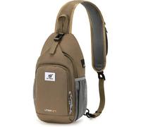 Brusttasche Sling Crossbody Herren Damen Outdoor Urbnax7 taupe