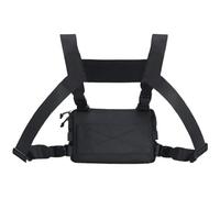 Brusttasche - Sport-Brusttasche für Wettbewerbe | Vielseitige Tasche zum Angeln zum Wandern und für den täglichen Gebrauch im Freien, die die Morphologie verkörpern, Schwarz , Beziehen Sie sich auf