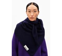BRYANAA TRIANGLE SCARF | Schal aus recyceltem Woll Mix - blau (ONE-SIZE)