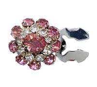 Bsbkoj Strass-Knopfabdeckungen, glänzende Knopfabdeckung, Manschettenknöpfe, Abdeckung für Hemd, trendiges formelles Accessoire, Kleidungsdekoration für Frauen, Refer to description, Strass und Kupfer