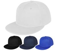 BSBUY Basecap Unisex Freizeit Baseball Cap Herren Damen Einstellbare Kappe Sommer mit Schirm Sonnenschutz Sonnenhüte Baseballkappe Hüte Sonnenhut für Outdoor Angeln Running Golf Reisen Camping (Weiß)