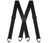 BSBUY Herren Hosenträger Extra Stark Breit 3,8 Cm mit Sehr Starken 3 Metall Druckknopf-Schlaufen Heavy Duty Braces Einstellbar Elastisch Einheitsgröße Hosenträger Damen für Arbeitshose Latzhose Y Form