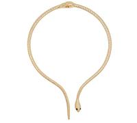 BSLVWG Vintage Schlange Choker Halskette Ägyptische goldene Schlange Halskette Punk Halskette Hip Pop Jewlry für Frauen (Gold)