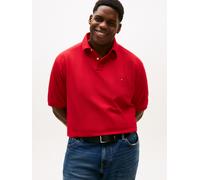 Poloshirt "Plus 1985", Herren, Gr. 4XL, medium rot, Piqué, Obermaterial: 96% Baumwolle, 4% Elasthan, TOMMY HILFIGER BIG & TALL, regular fit, Shirts, Große Größen, Pique, regular fit (86157841-4XL) med
