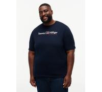 BT-BRAND LOVE RWB GRAPHIC TEE-B Navy Blue, 3XLT