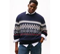 BT-PLACED FAIRISLE CTN CNECK-B XXXL / /T