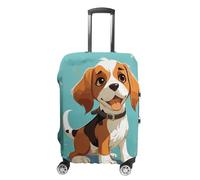 BTCOWZRV Gepäckabdeckung, Cartoon-Beagle-Hund, waschbarer Koffer-Schutz, kratzfest, Gepäckabdeckung, Koffer, Anti-Schmutz-Abdeckungen für Reisen, passend für 45,7 - 81,3 cm Kofferraum, Stil:, M